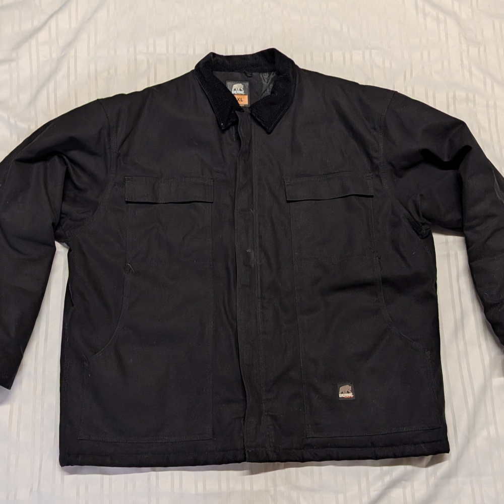 Men's Berne Heritage Chore Jacket Black